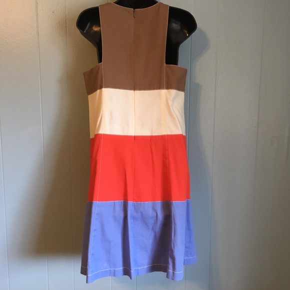 WORTH Colorblock Classic Dress, Sz 6 - Picture 3 of 8